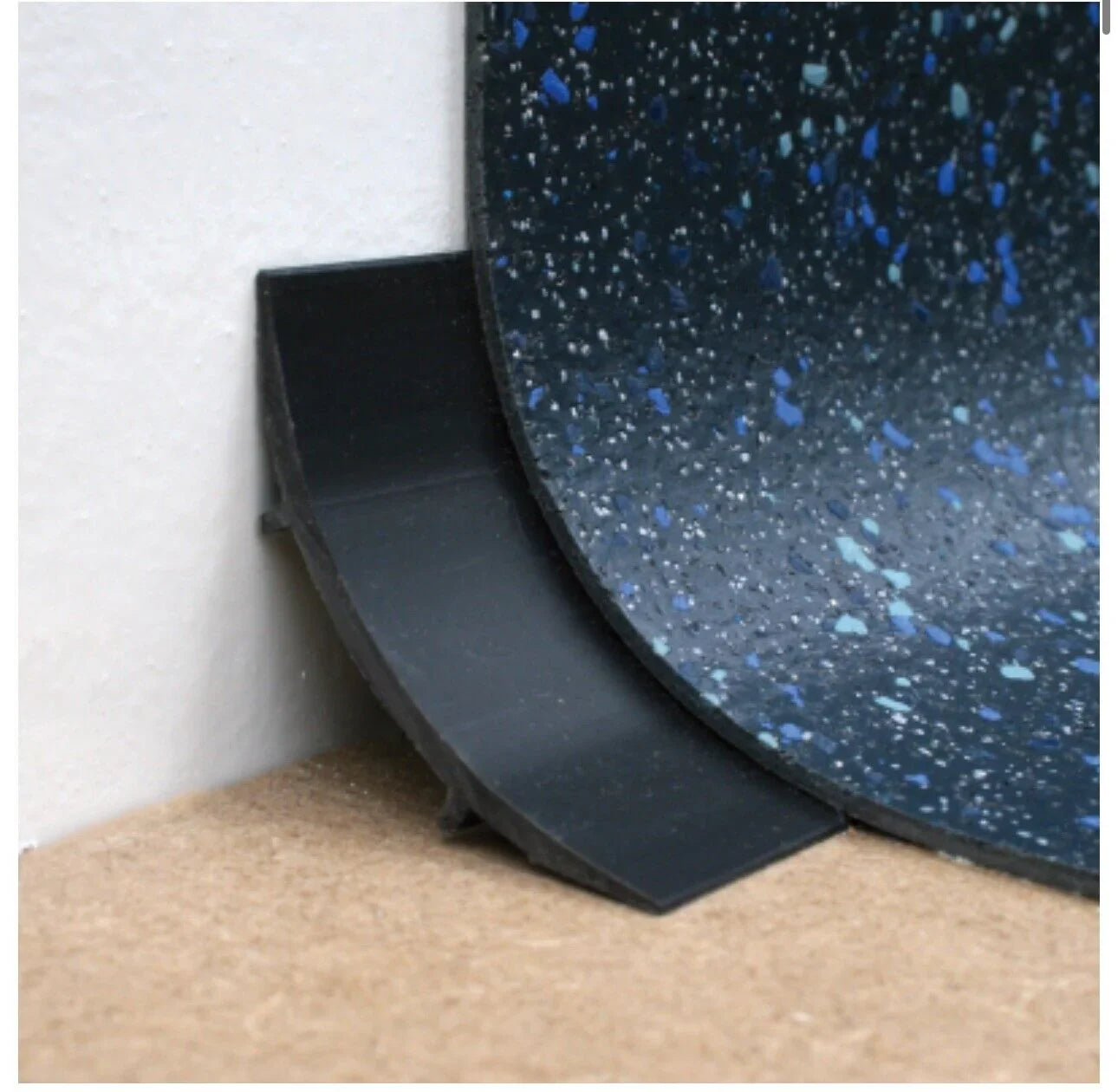 Cove Former - Flexible PVC - Vinyl Flooring - Floor To Wall Transition - Cap & Cove Extrusion