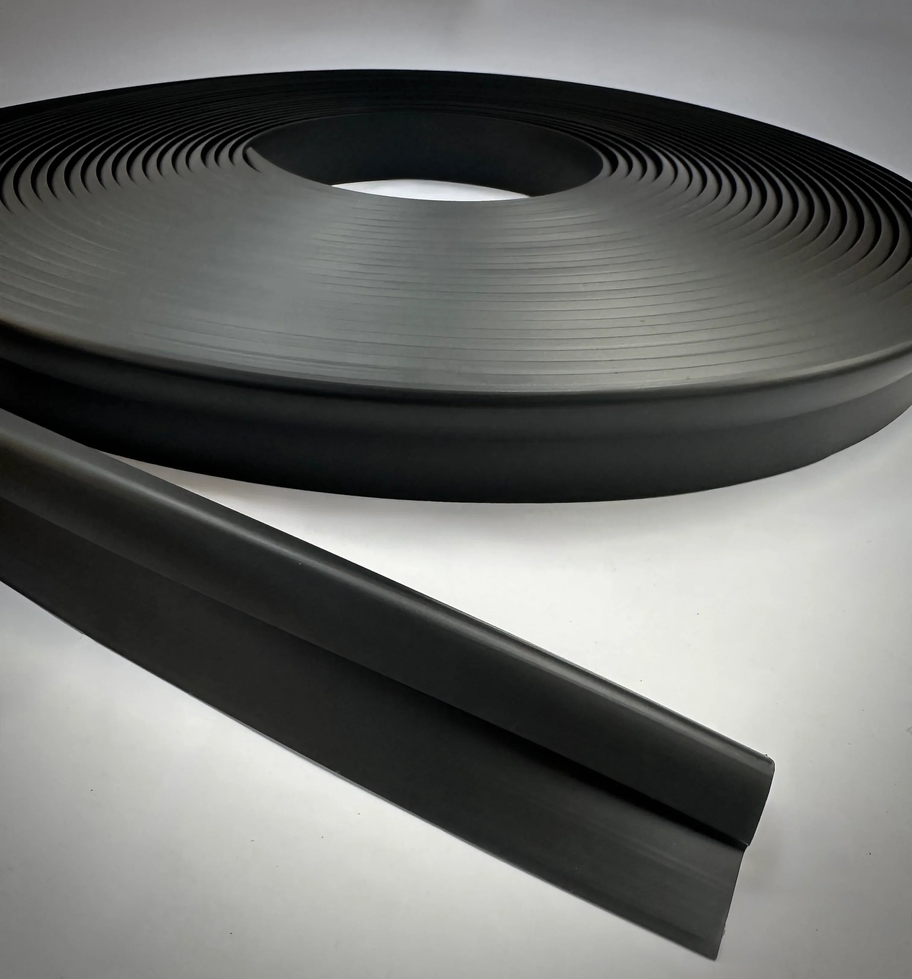 38mm Black PVC Capping Strip – 25m Coil | Free UK Delivery – Cap & Cove ...